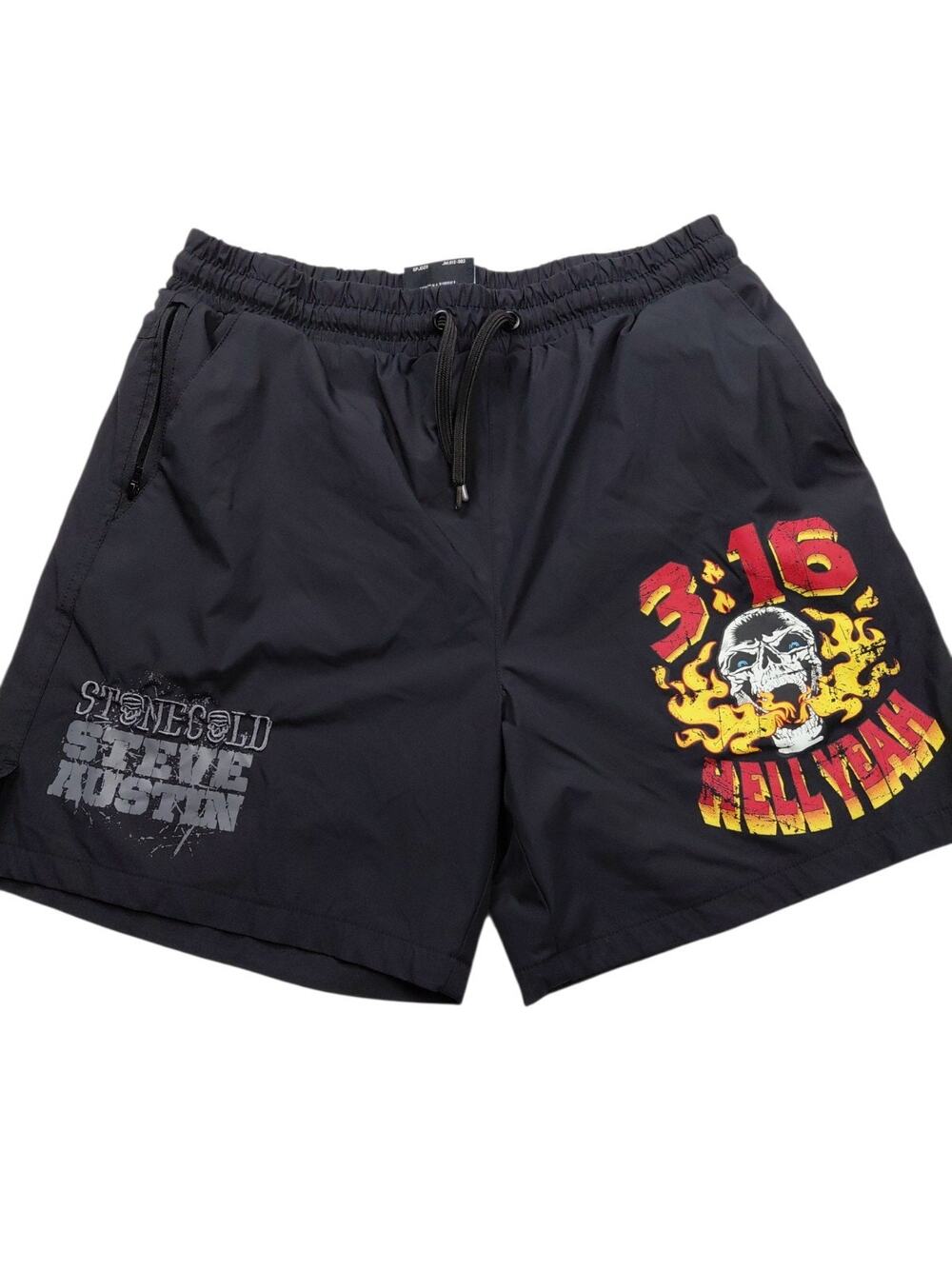 Shoe Palace Stone Cold Steve Austin Shorts WWE Men’s Size Medium Elastic Waist